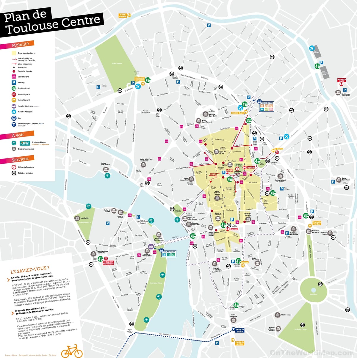 mapas de Toulouse