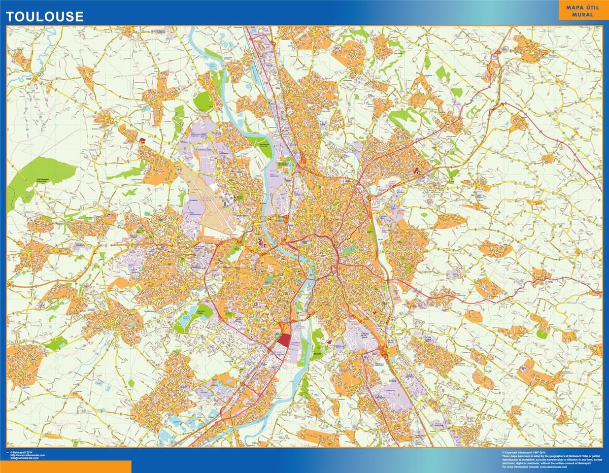 mapa de Toulouse loja