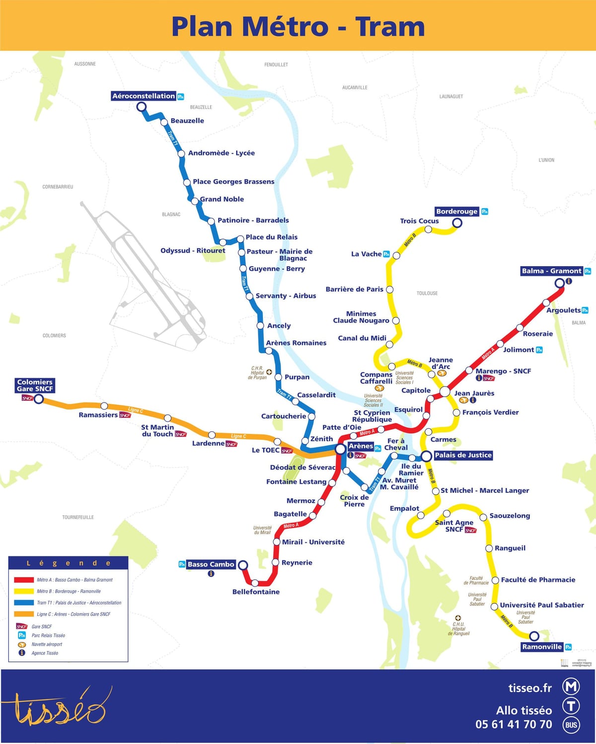 Toulouse mapa do metrô pdf